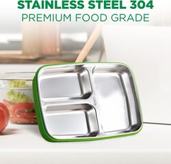 AC&L 1000ml Stainless Steel Lunch Box With Bag, Bento Box